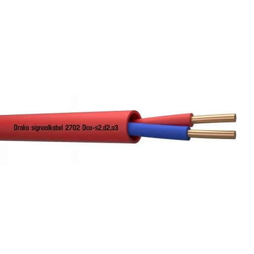 Draka 2700 Signaalkabel Dca BM rood 2x1,5mm²