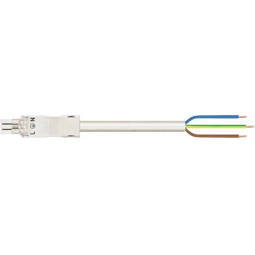 Wago SERIE 891 Patchkabel gebouwinstallatie 3p Contrastekker (female) Vrij kabeluiteinde 5000mm