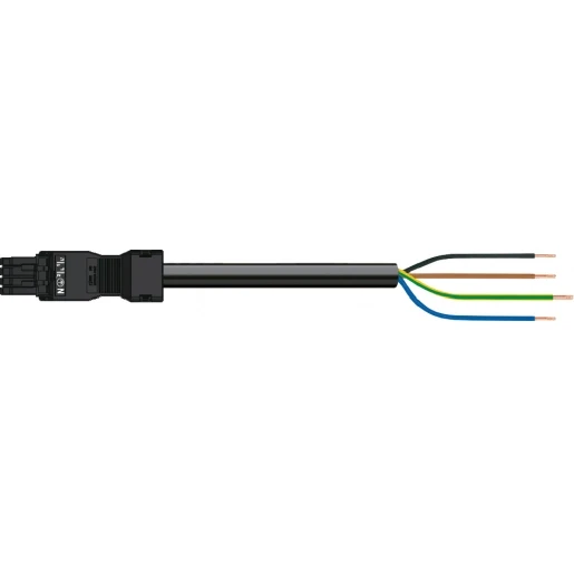 Wago SERIE 891 Patchkabel gebouwinstallatie 4p Contrastekker (female) Vrij kabeluiteinde 6000mm