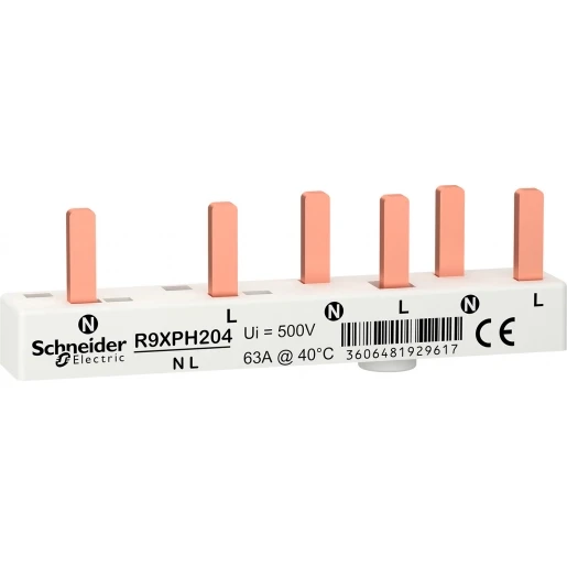 Schneider Electric BUSBAR 1P+N 2P RCCB + 2 MCB (4 PCS)
