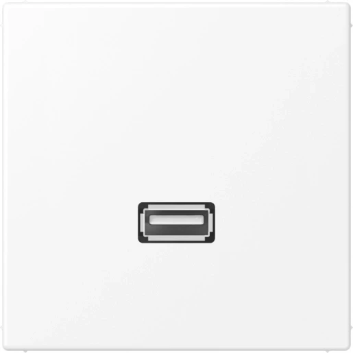 Jung LS range afdekking ls990 matwit 1x usb MALS1122WWM