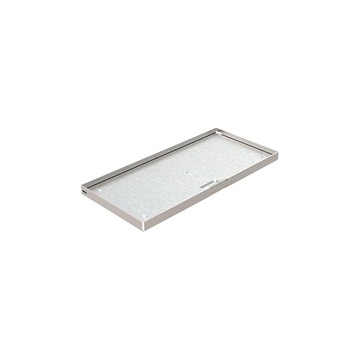 HPL dekselset 4-voudig RVS 115x244mm 583.0040D