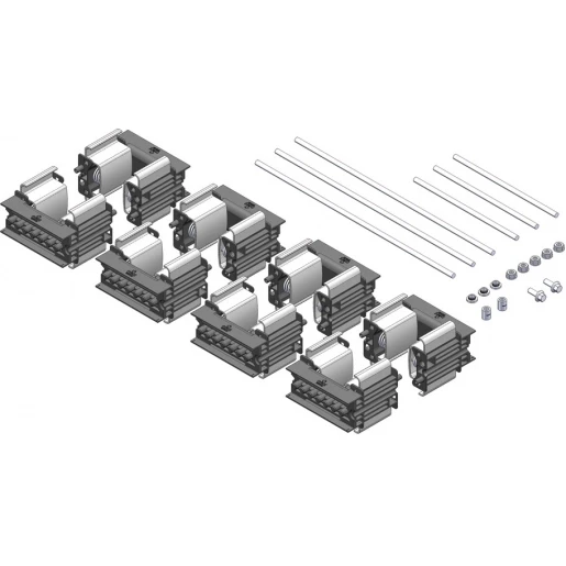 nVent Eriflex FleXbus Steun Kit verticaal 3 Polig + Neutraal 87,5mm x 123,5mm
