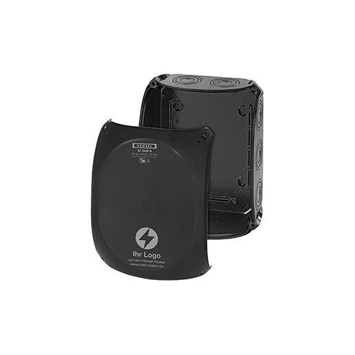 Hensel MB Kabeldoos IP66/67/69 BM6 Zonder klem Invoer M25/40/50 Zwart