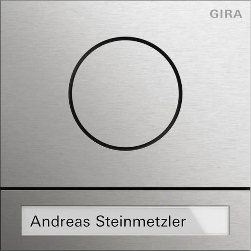 Gira System 106 Deurstationmodule spreken/bellen enkelvoudig RVS 5565914