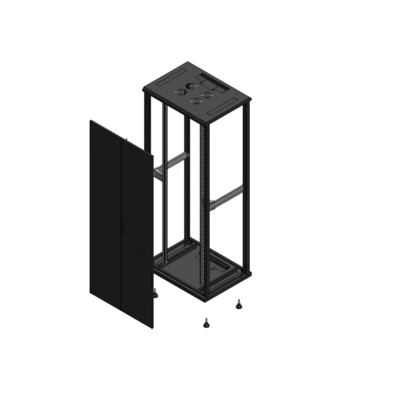 Gigamedia Vloer patchkast AV dubbel TOL SP EX 19" 42HE 800x600mm Zwart GGM 704286PTDSPEX