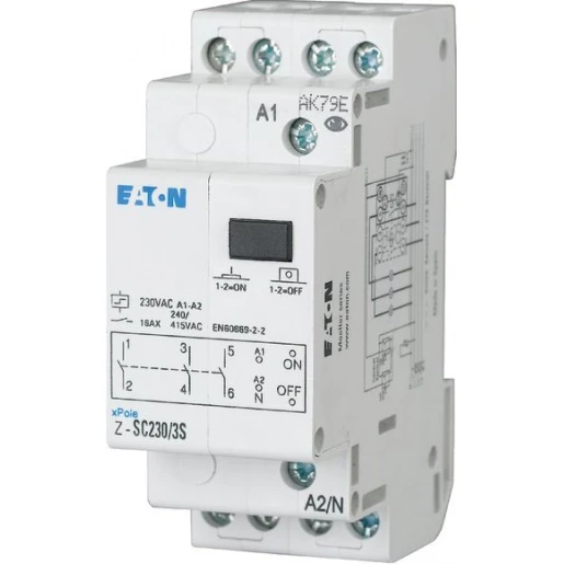 Eaton Impulsrelais Z-SC230/3S-230 VAC-16A-3M contact-2TE