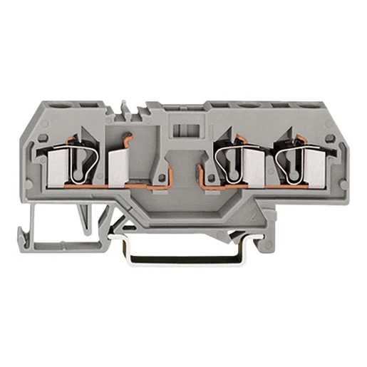 Wago Serie 281 Verbindingsrijgklem 0,08-4mm² eendr. 0,08-4mm² meerdr. Grijs