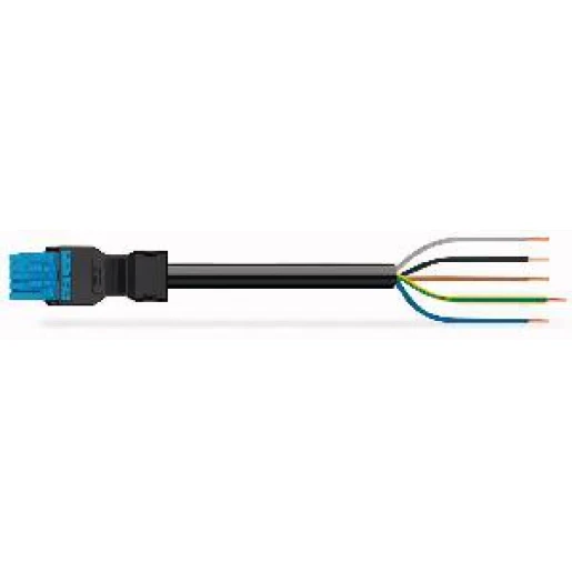 Wago Serie 891 Patchkabel gebouwinstallatie 5p Contrastekker (female) Vrij kabeluiteinde 3000mm