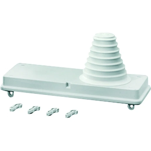 Hensel Mi Aanbouwflens met invoer tule 1x72 mm WM2 300mm