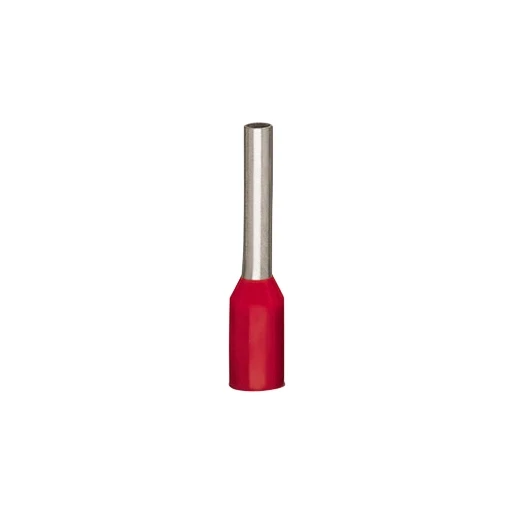 Wago adereindhuls 1mm² 14mm Geïsoleerd Rood