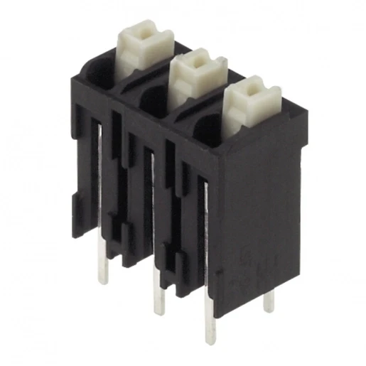 Weidmuller LSF-SMT 5.00/03/180 3.5SN BK TU PCB TERMINAL 5. MM NO. OF POLES: 3 18gr. 3.5 MM BLACK PUSH IN 1.5
