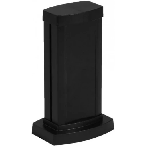 Legrand energiezuil universeel enkelzijdig 300mm 1 compartiment zwart RAL 9005 653102