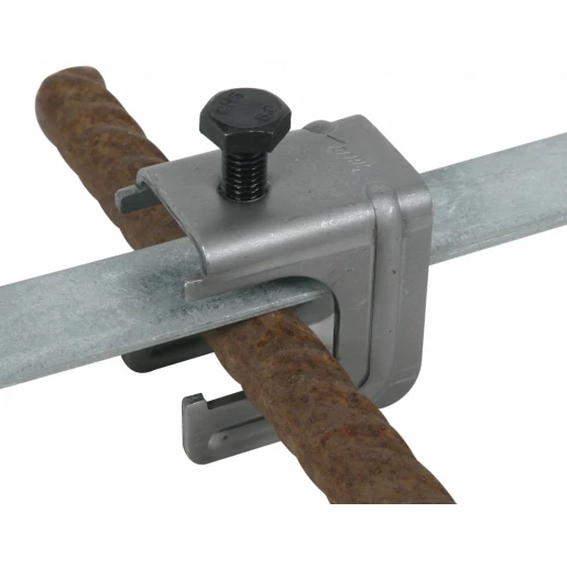 Dehn Connecting clamp st/bare f.d 6-20mm f.rd 6-10mm o.fl 30x3-4mm
