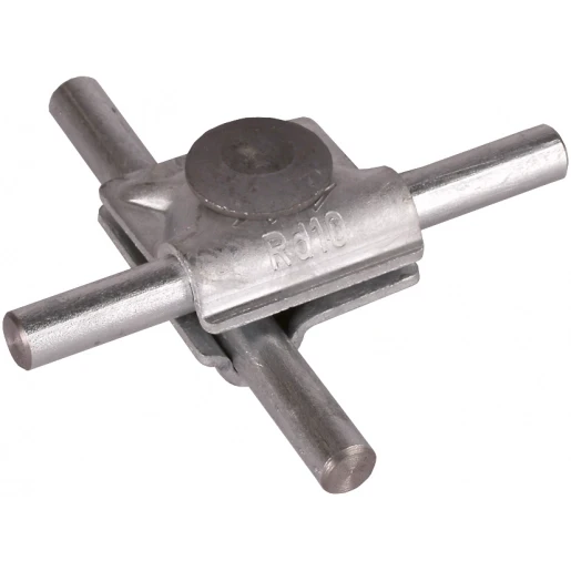 Dehn Mv clamp st/tzn f.rd 10mm with truss head screw