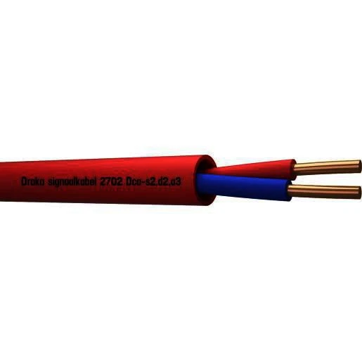 Draka 2700 Signaalkabel Dca BM rood 2x1,5mm²