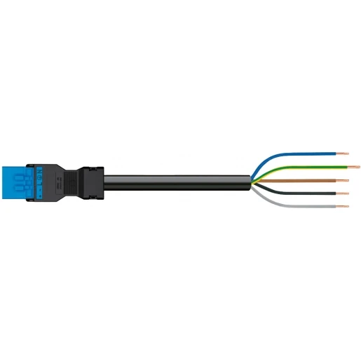 Wago SERIE 891 Patchkabel gebouwinstallatie 5p Stekker Vrij kabeluiteinde 1000mm