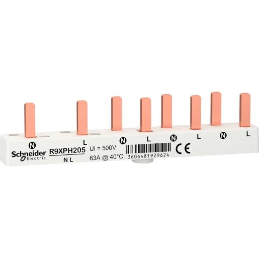 Schneider Electric BUSBAR 1P+N 2P RCCB + 3 MCB (4 PCS)