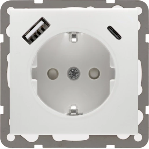 Peha Wandcontactdoos inbouw wit 00243951