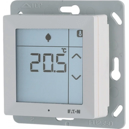 Eaton Kamerthermostaat met touch display verkeerswit glanzend Legacy