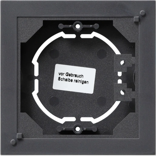 Gira System 55 Opbouwbehuizing 1-voudig antraciet Horizontaal en verticaal 021928