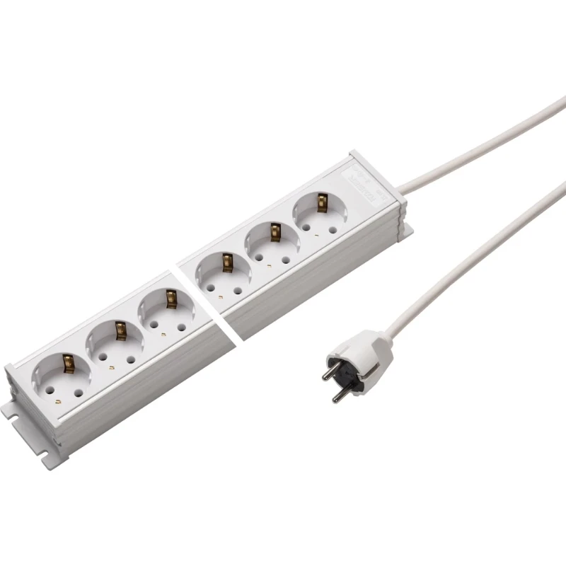 Martin Kaiser Contactdooscombinatie 8RA 16A IP20 snoer 1.5m 1102ZL8WS15