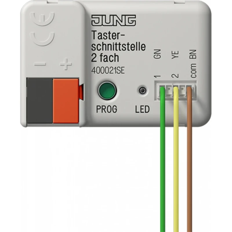 Jung KNX taster interface 2-voudig 21V DC KNX inbouw 400021SE