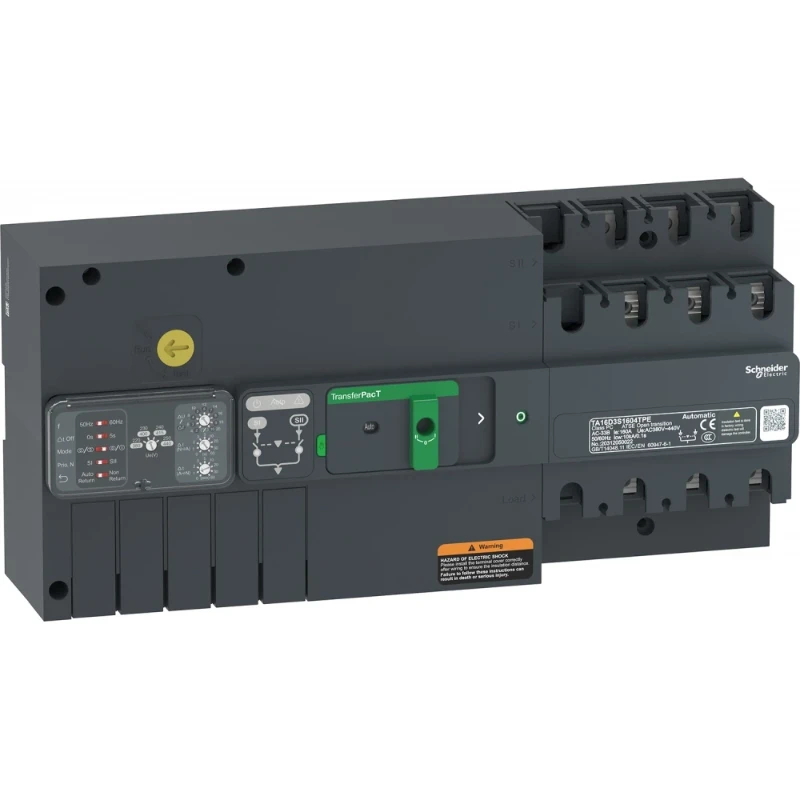 Schneider Electric TRANSFERPACT AUTO 160A 3P DRAAI 160A