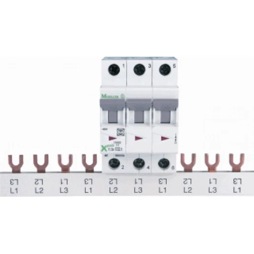 Eaton Kamrail z-gv 2p incl.n 80 a 16 mm2 vork lengte 1016 mm