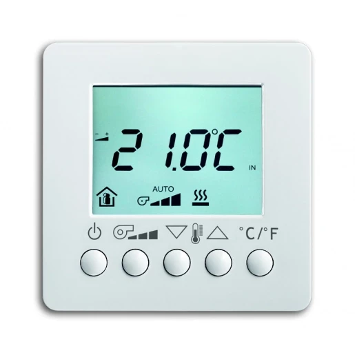 ABB Busch-Jaeger Knx fan-coil rtr display opbouw s-studiowit