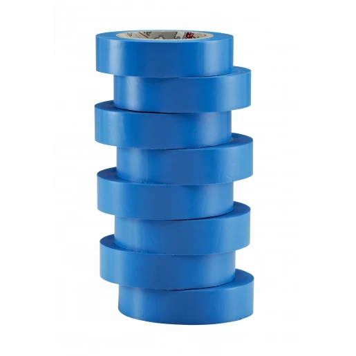 Bizline hoogwaardige vinyltape 15mmx10m blauw (1 rol)