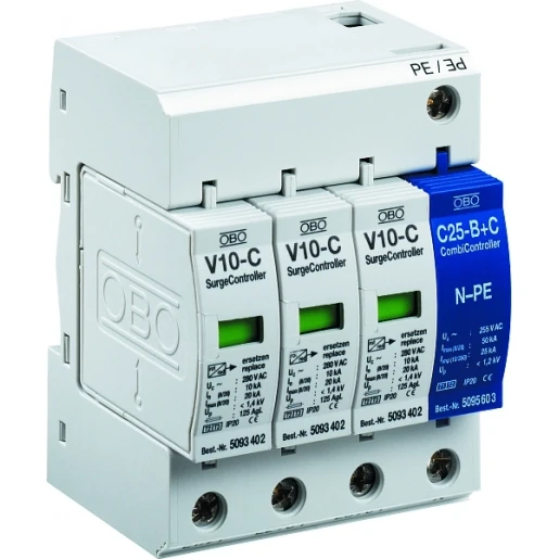 OBO SurgeController V10 3-polig+NPE 280V