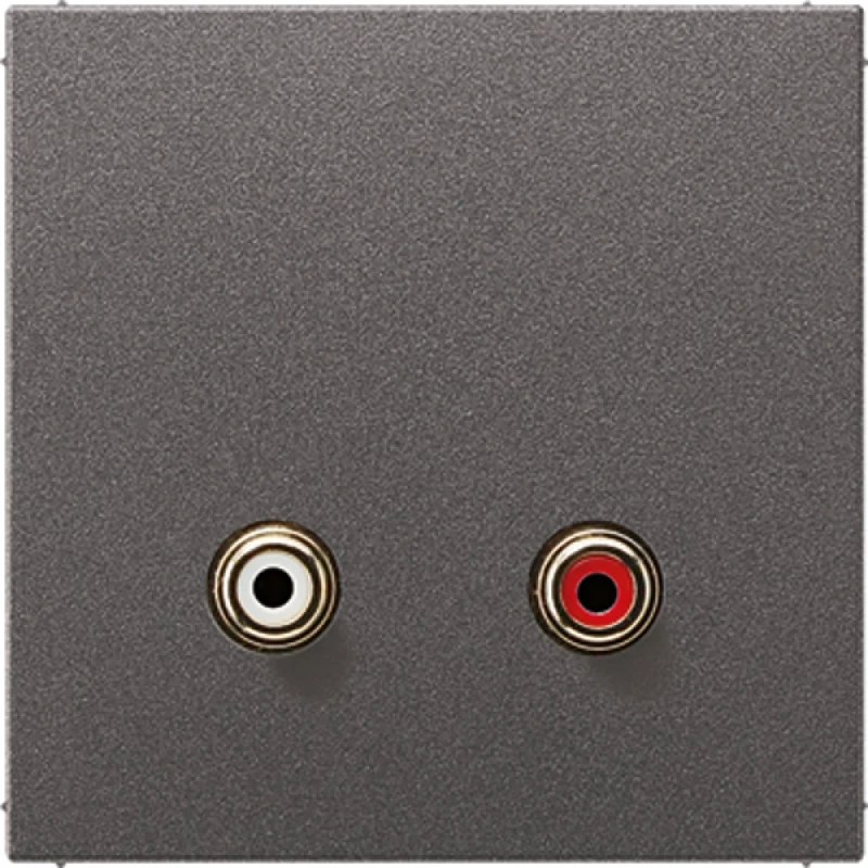 Jung LS range afdekking cinch audio MAAL1021AN