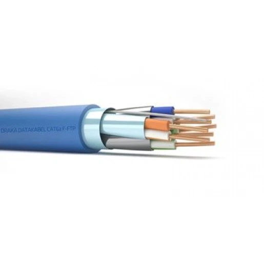 Draka UC500 AS23 CAT,6A F/FTP LSHF Blauw 4X2X23 AWG