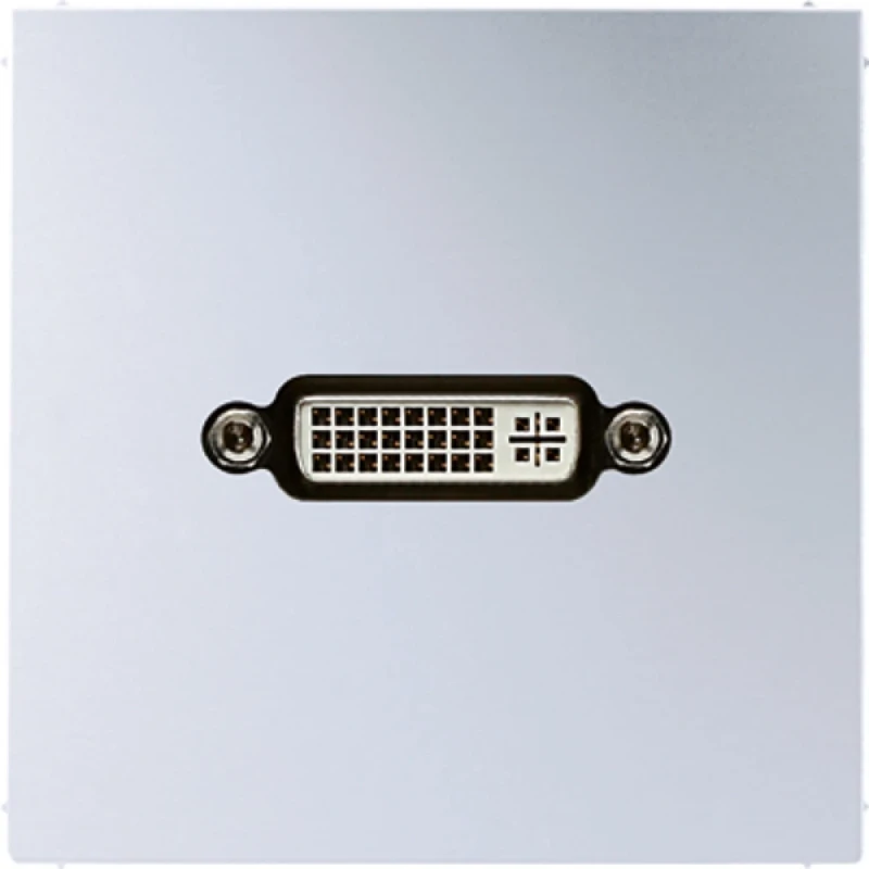 Jung LS range afdekking aluminium 1x dvi MAAL1193