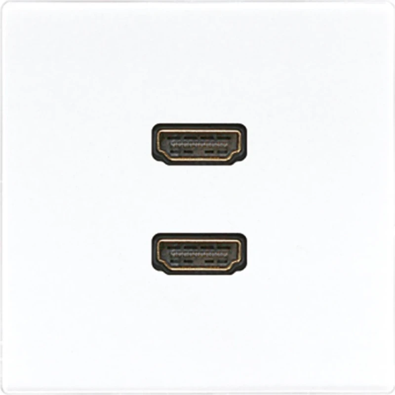 Jung LS range afdekking ls990 alpine wit 2x hdmi MALS1133WW