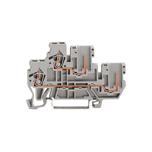 Wago Serie 870 Verbindingsrijgklem 0,08-2,5mm² eendr. 0,08-2,5mm² meerdr. Grijs
