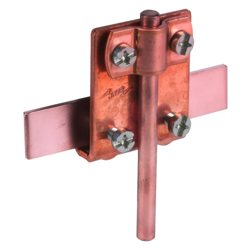 Dehn Saddle clamp cu clamping range 0.7-10mm with cleat for rd 7-10mm