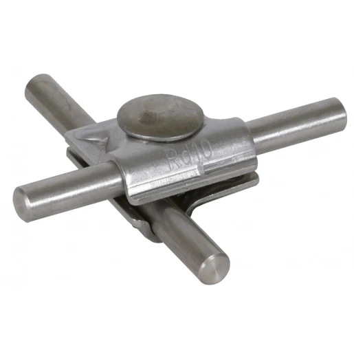 Dehn Mv clamp stst f.rd 10mm with truss head screw