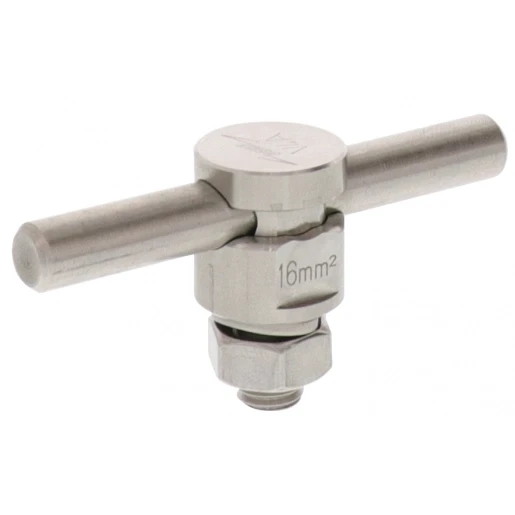 Dehn Uni ks connector stst(v4a)for rd.6-10 or 16-50mm² stranded