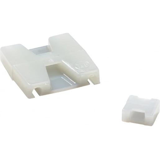 ABB Bevestigingszadel laag profiel 29mmx29mm voor kabelbinders tot 4,8