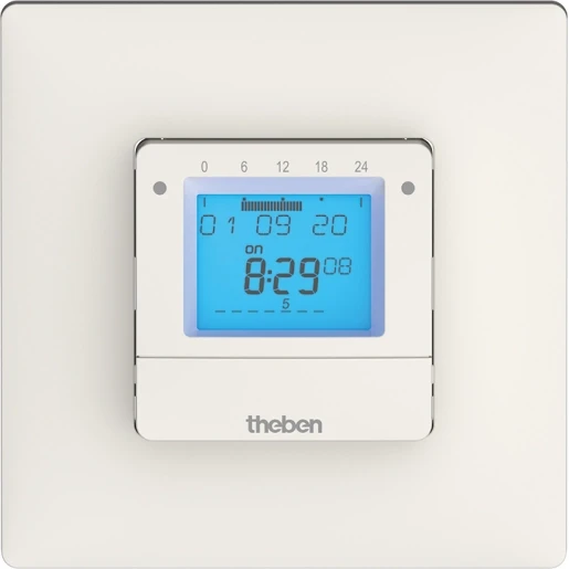 Theben top3-Termina Digitale schakelklok inbouw weekprogramma 1 kanaal 230V IP20 0300130