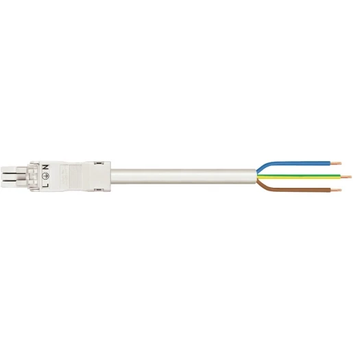 Wago SERIE 891 Patchkabel gebouwinstallatie 3p Contrastekker (female) Vrij kabeluiteinde 8000mm