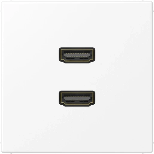 Jung LS range afdekking ls990 matwit 2x hdmi MALS1133WWM
