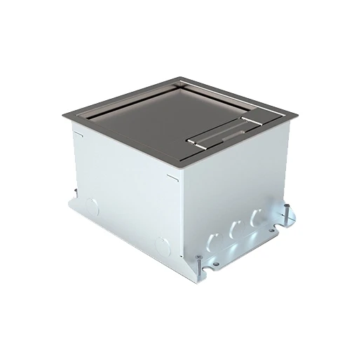 HPL Powerbox 150 instort 115mm 1x WCD CEE 32A 5P RVS S15 klapdeksel