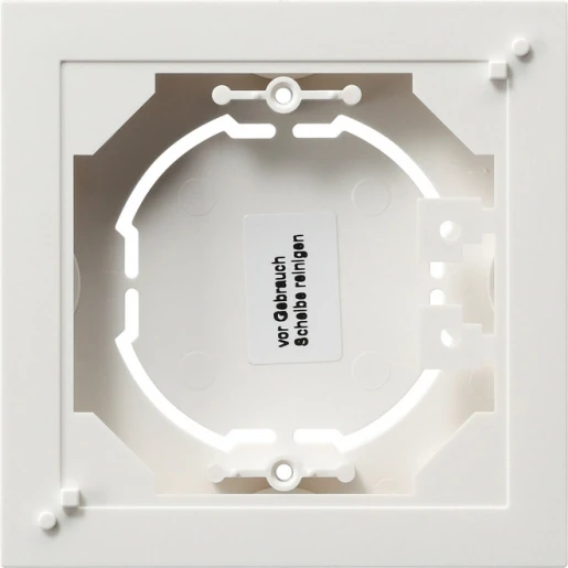 Gira E2 Opbouwbehuizing 1-voudig wit Horizontaal en verticaal 021929