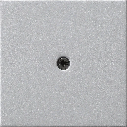 Gira System 55 Afdekking snoeraftakking verbindingsdoos Centraalplaat Zonder label aluminium 027426