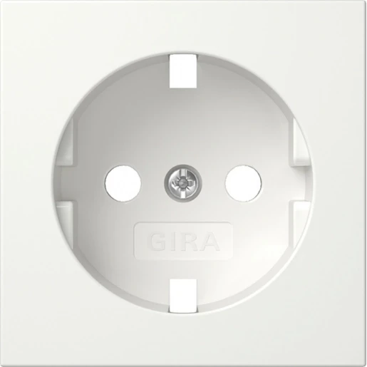 Gira System 55 wandcontactdoos ra zuiver wit m 492027