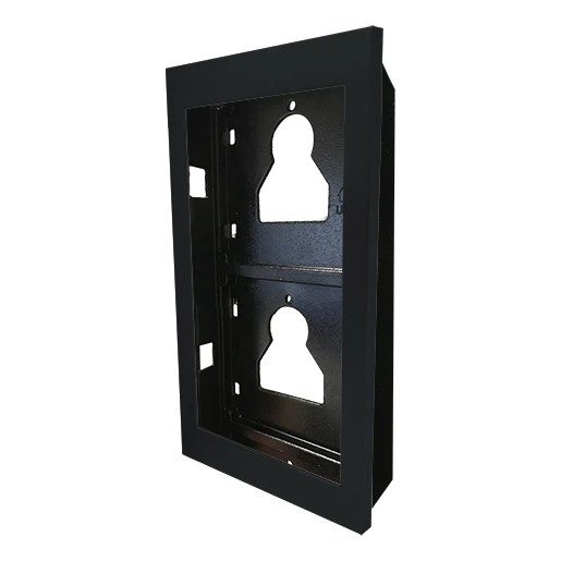 Comelit ULTRA inbouw frame 2 modulen zwart