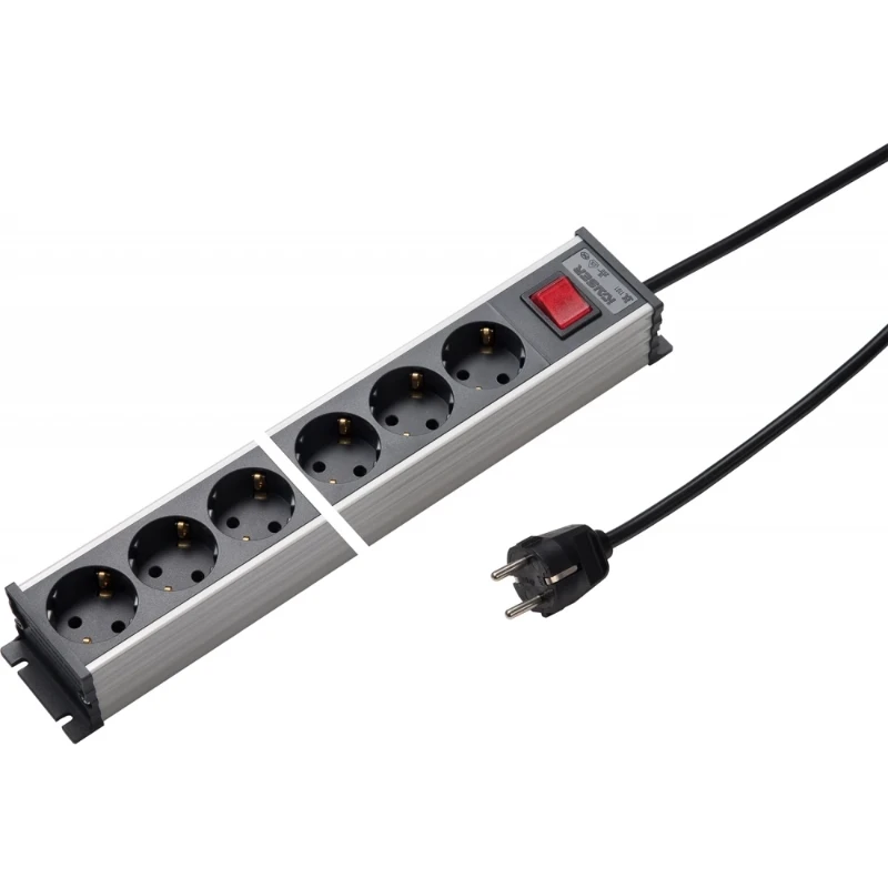 Martin Kaiser Contactdooscombinatie 4RA 16A IP20 snoer 1.5m 1101ZL4L-SG15
